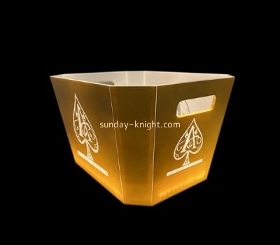 Custom luminous ice bucket bar KTV acrylic ice bucket EDK-030