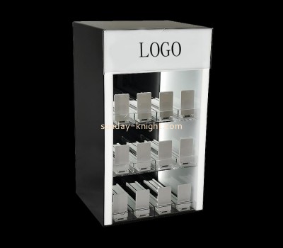 Custom acrylic floor standing curio cabinet EDK-034