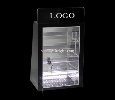Custom plexiglass led display cabinet EDK-048