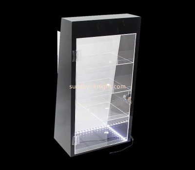 Custom plexiglass light up display cabinet EDK-046