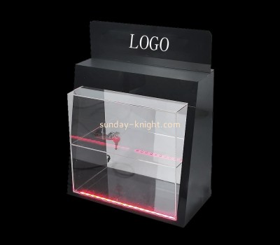 Customized plexiglass lit display cabinet EDK-050