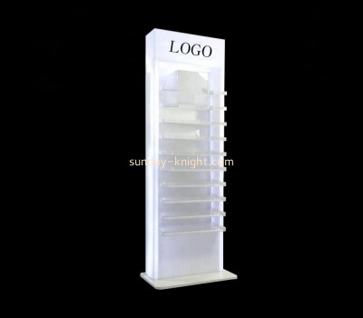 Customized acrylic tall display cabinet with lights EDK-063