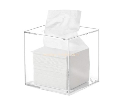 OEM customized acrylic tissue box plexiglass tissue paper holder DBK-1387