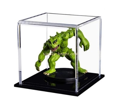 OEM custom acrylic figure showcase lucite model display case DBK-1401