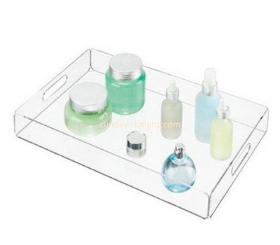 OEM supplier customized acrylic makeup tray acrylic cosmetic tray STK-113