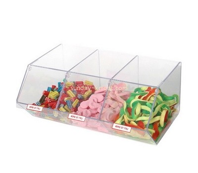 OEM supplier customized acrylic candy display case lucite pastry showcase FSK-197