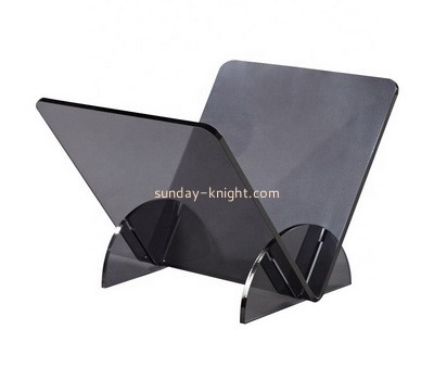 OEM supplier customized acrylic V shape magazine holder rack BHK-827