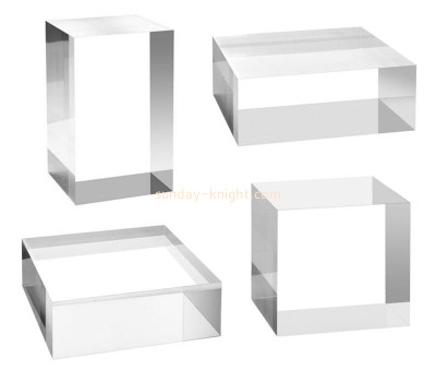 OEM supplier customized acrylic display cubes lucite display blocks ABK-215