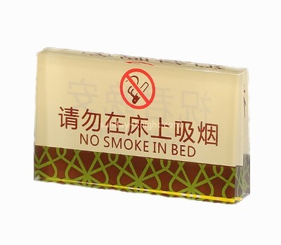 No smoking acrylic sign holders HCK-007