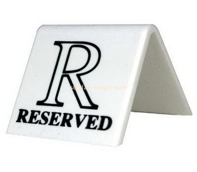 Acrylic reservation sign HCK-008