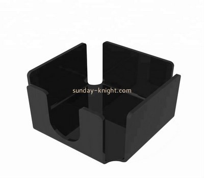 Black acrylic table napkin holder HCK-014