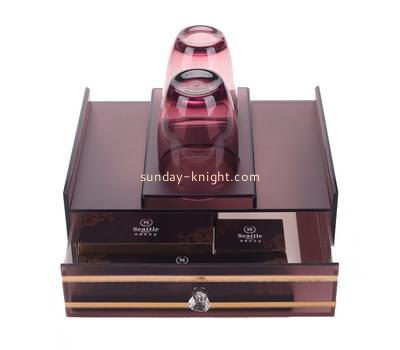 Acrylic display supplier custom acrylic bathroom accessories storage box HCK-049