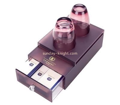 Acrylic display manufacturers custom lucite bathroom accessories box HCK-050