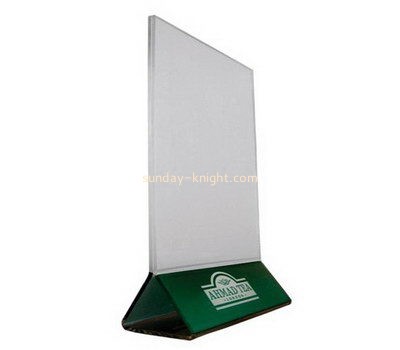 Acrylic manufacturers china custom upright sign holder HCK-161