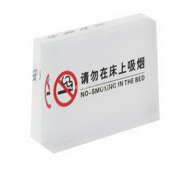 Acrylic manufacturers custom acrylic no smoking sign HCK-168