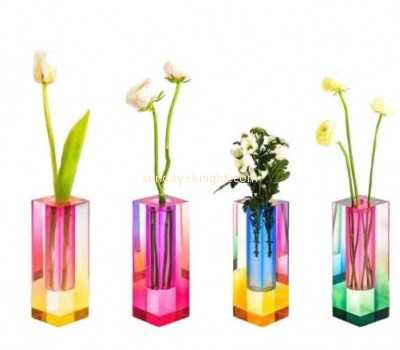 Colorful acrylic vase AHK-016