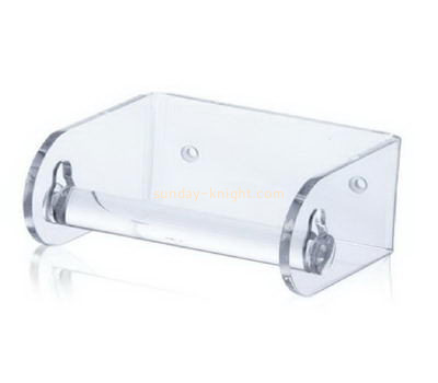 Acrylic wall fastening tissue roll rack AHK-017