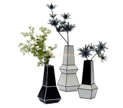 Factory wholesale top quality acrylic flower vase AHK-030