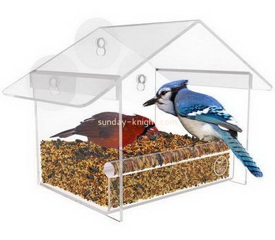Custom acrylic bird feeder window bird feeder acrylic window bird feeder AHK-037