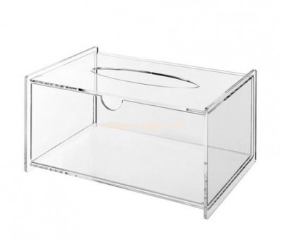 Clear acrylic storage box for facial tissue paper AHK-009