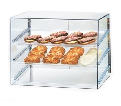 Cup cake and bread display box with three layers FSK-008