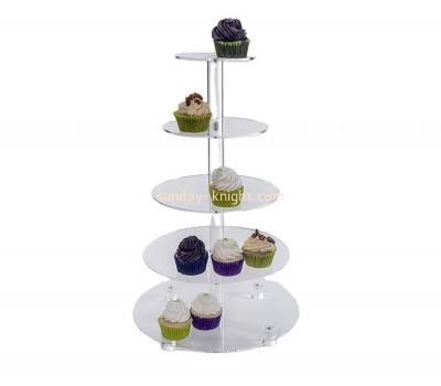 Five layers acrylic cupcake display stands FSK-011