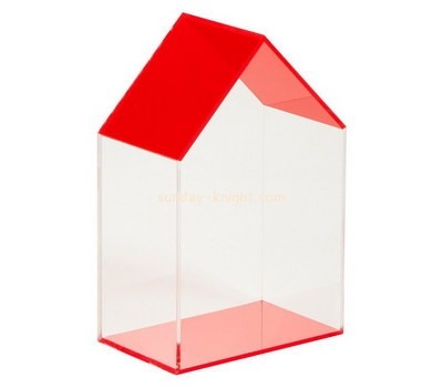 Acrylic house shape candy storage box FSK-014