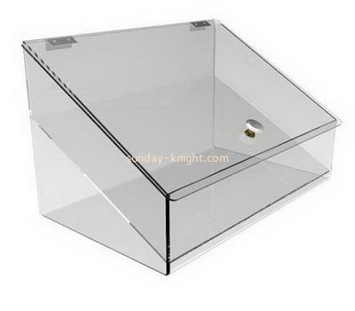 Transparent acrylic roof shape display box for candy FSK-021