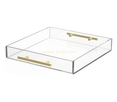 Custom design acrylic plastic serving tray with competitive price FSK-036