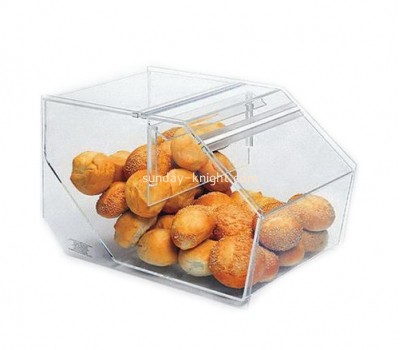 Wholesale plastic acrylic food box acrylic storage box counter display box FSK-048