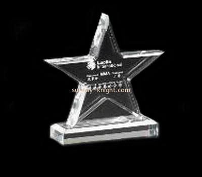 Five-pointed star acrylic  trophies and medals ATK-012