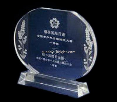 Clear acrylic awards and trophies ATK-017