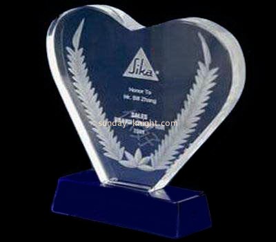 Heart shape acrylic plaques and awards ATK-018
