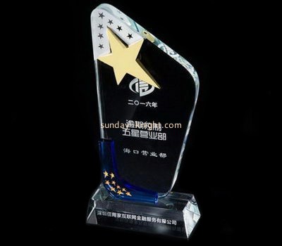 Acrylic plastic supplier customized acrylic award plaques ATK-028