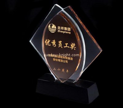 Factory custom design high quality acrylic trophy award trophy sports medal ATK-029