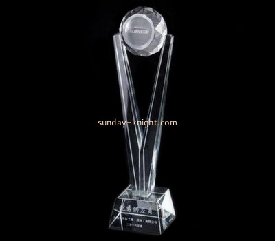 Acrylic awards manufacturer customized acrylic medal trophy ATK-040