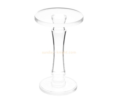 Hot selling acrylic louvre furniture meeting table plastic chair and round table AFK-067