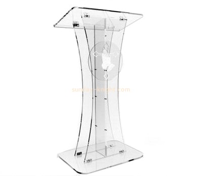 Custom design acrylic church lecture podium desk AFK-038