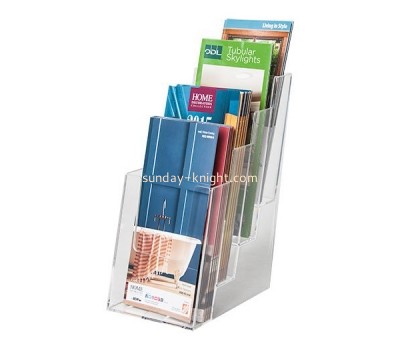 A5 acrylic brochure display holder with divider BHK-008