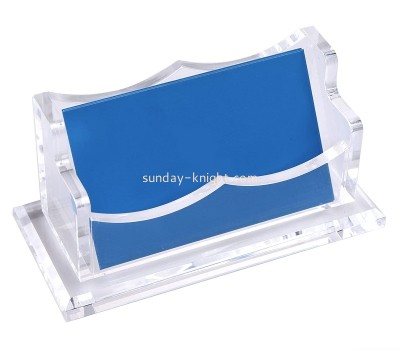 Factory hot selling acrylic desktop business card holder acrylic tent card holder acrylic holder BHK-047