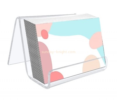 Factory wholesale acrylic business card holder acrylic display holder name card holder BHK-048
