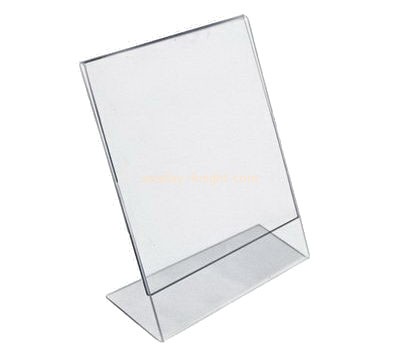 Acrylic products manufacturer customized acrylic stand up sign holder BHK-076