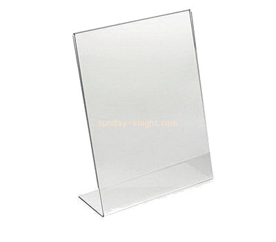 Acrylic manufacturers china custom acrylic tabletop sign holders BHK-092