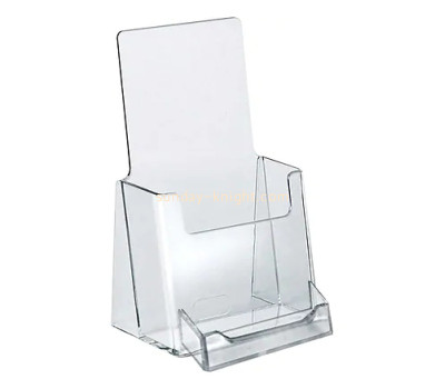 Acrylic company custom cheap acrylic plastic brochure holder with business card display BHK-217