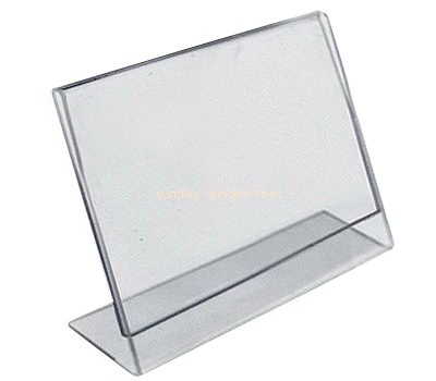 Plexiglass manufacturer custom plexi plastic table sign holders BHK-314