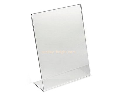 Plastic suppliers custom acrylic display table 8.5 x 14 sign holders BHK-332