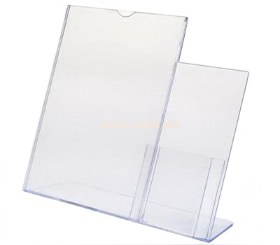 Retail display racks manufacturers custom clear acrylic sign stand holder BHK-357