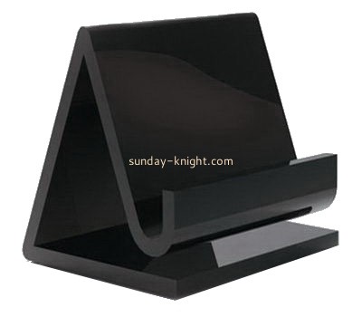 Plexiglass manufacturer custom black acrylic sign holder BHK-369