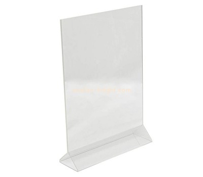 Lucite manufacturer custom clear plastic acrylic sign display holder BHK-363
