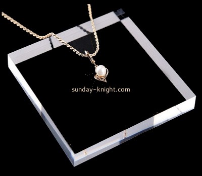 Custom laser cutting acrylic necklace display block CAK-131